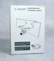 Wasserstein Gutter Mount for Surveillance Camera Arlo Pro / Pro 2 / HD - WHITE
