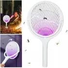 Electric Fly Insect Swatter Swat Bug Pest Mosquito Wasp Zapper Killer Electronic