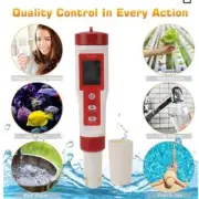 5-in-1 Water Quality Tester Backlight PH/residual Chlorine/hydrogen/ORP/temperat