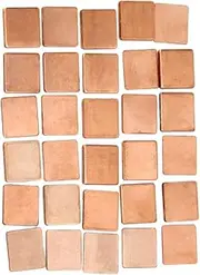 SWOOMEY 30pcs High Purity Copper Laptop Cooling Pads for GPU and CPU Thickness Efficient Heat Dissipation for Desktop and Laptop Use