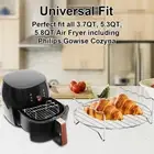 6/7/8/9 Inch Holder Air Fryer-Accessories Baking Tray Air Fryer Rack Grill