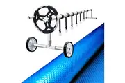 Pool Cover | 500 Micron | 10x4m | Blue Swimming Pool Solar Blanket | 5.5m Roller