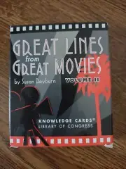 Great Lines from Great Movies Volume 2 Knowledge Cards Game
