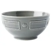 NEW Juliska Berry & Thread Grey French Panel Ice Cream 18cm