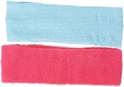 [Mipcase] 2Pcs Slip Sweatband Headbands for Yoga Fitness Moisture Wicking Athletic Hairbands for Men Women Comfortable Sports Accessory