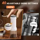 Mini Manual Coffee Grinder With 5 Settings 40 Adjustable Settings