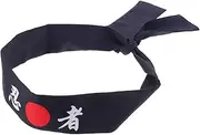 [SAFIGLE] Japanese Chef Hat Headband Adjustable Chef Headwrap Cheer Headscarf Bandana Multifunctional Headwear