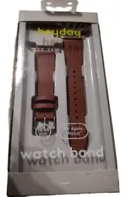 Heyday Apple Watch Strap 38/40mm Crocodile Tan Faux Leather Brand New