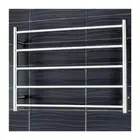 Radiant 5 Bar Heated Towel Ladder Rail Electric Clothes Warmer Holder Rack