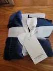 Saranoni NAVY Lush Mini Blanket Throw 15” x 20”