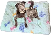 Cat Blankets for Indoor Cats - Kitten Blankets for Indoor Kittens - Dog Pillow for Dog Puppy Cat, Puppy Blankets for Indoor Cats and Dogs, Kitten Bed for Nervousness and Stress Hoffti
