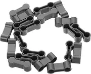 Wooden Train Track Accessories 20pcs Plastic Connectors Train Track Extension Pieces Dog Connectors for Boys and Girls