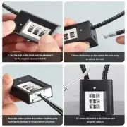Helmets Cable Lock, Snowboard Lock, Secure Cable Lock, Small Padlock Outdoor