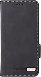 [YukeTop] Case for Samsung Galaxy A14 5G, PU Leather Flip Folio Wallet Cover, with Card Slots, Case Cover for Samsung Galaxy A14 5G.(Black)
