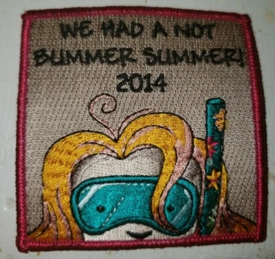 Judy Blume Not A Bummer Summer Girl Scout Fun Patch