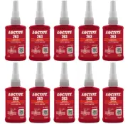 1 Set 10x Bottles Loctite Threadlocker 263 50ml - Free Shipping