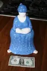 Dept 56 Cookie Jar Peasant People Lady in Blue
