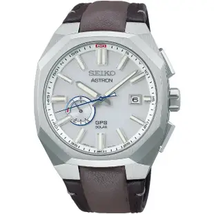 【SEIKO 精工】Astron 製錶110週年限量 多邊形 GPS太陽能鈦金屬手錶 送行動電源(SSJ019J1/3X62-0AC0J)