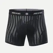 Kcolly Men's Padded Bike Shorts Breathable Quick-Drying Elastic Comfort for Long-Distance Road and Mountain Biking Padded Bicycle Clothing for Men Cycle Gear