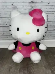 NWT Hello Kitty Pink Plush 14” Tall Backpack