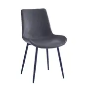 Apollo Dining Chair - Dark Grey/Black