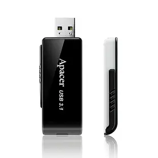 Apacer宇瞻 AH350 高速碟USB3.1-酷黑跑車版 128GB