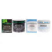 Irish Moor Mud Purifying Black Mask - All Skin Types and Therapeutic Sulfur Mask Kit by Peter Thomas Roth for Unisex - 2 Pc Kit 5.1oz Mask, 5oz Treatment