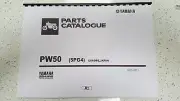 YAMAHA PW50 5PG4 EUROPE JAPAN PARTS MANUAL PRINTED COMB BOUND