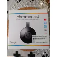 在飛比找蝦皮購物優惠-google chromecast V3-(黑色)（WiFi