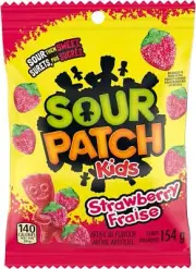 Maynards Sour Patch Kids Sour Strawberry Candy, 154g/5.4 oz. Bag