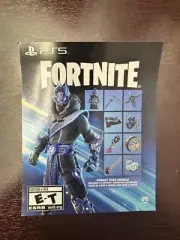 NEW UNSCRATCHED Fortnite Cobalt Star Bundle PS5 Code + 1000 V-Bucks
