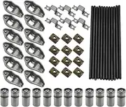 BuliBoao Pushrods Rocker Arm and Lifter Set Fits for Jeep Wrangler Grand Cherokee Comanche Wagoneer 242ci 4.0L 1987-2006 RK-551-2, PR-437, MPR437S, HT2011, VL89, 9950127