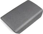 Carbon Fiber Car Interior Center Armrest Box Console Box Storage Box Trim Cover for T&esla for Model 3 Y Car Centre Console Storage Box(4)