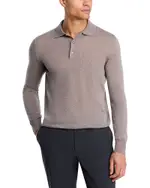 Canali Merino Knit Polo Sweater