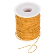 1mm 109 Yards Elastic String Cord Elastic Thread Beading String Cord, Yellow