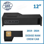 Dodge Ram Crew Cab 1500 2023 12" Solo Baric Sub Box Subwoofer Enclosure