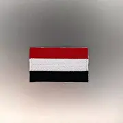 Yemen Flag Patch — Iron On Badge Embroidered Motif — Yemeni World Mini