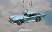 Classic Luxury 1966 Aston Martin DB5 Custom Christmas Tree Ornament Adorno