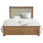 Jade Queen and King Size Bed Frame French Provincial Style Timber Mattress Base