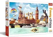 [Trefl] Funny Cities, Dogs in London 1000 Piece Jigsaw Puzzle by