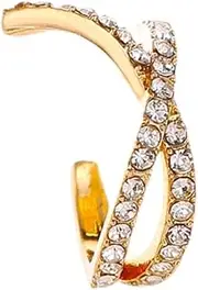 [BESTYASH] Brand Ear Clip Fashion Jewelry for Women Unique Stud Earrings Gems Comfortable Non-piercing Alloy