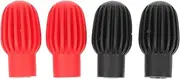 Vaguelly 4pcs Drumstick Mute Covers Drumstick Practice Tips Sound Dampening Caps for Beginners for Quiet Practice