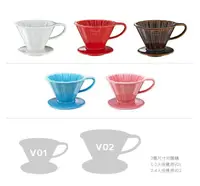 在飛比找樂天市場購物網優惠-附發票 TIAMO V02 花漾陶瓷咖啡濾器組 HG5536