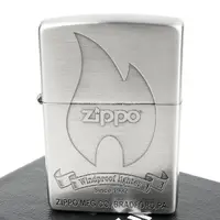 在飛比找momo購物網優惠-【Zippo】日系~火焰商標圖案蝕刻加工打火機(鎳古美款)
