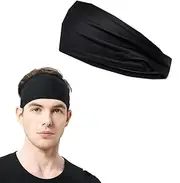 [Velooke] Workout Headbands for Men and Women, Moisture Wicks Sweat Band Headbands Non Slip, Running Headband for Yoga, Gym Workout, Sports