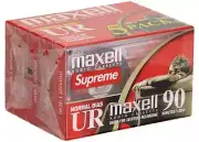 Authentic Supreme x Maxell Cassette Tapes (5 PACK) - Sealed - FW23