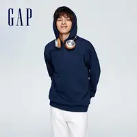 在飛比找蝦皮商城優惠-Gap 男女同款 Logo帽T-海軍藍(889283)