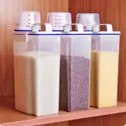 Plastic Cereal Dispenser Storage Box Kitchen Food Grain Rice Container Nice Rice