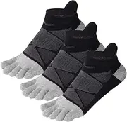 [kejlyouejn] Womens Toe Socks Low Cut Five Finger Socks Lightweight by Meaiguo