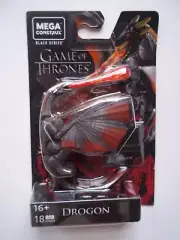 18 Piece MEGA CONSTRUX Game Of Thrones DROGON Building Toy Action Figure & Stand
